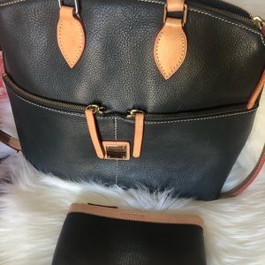 Dooney & Bourke Domed Satchel & Pouch set
